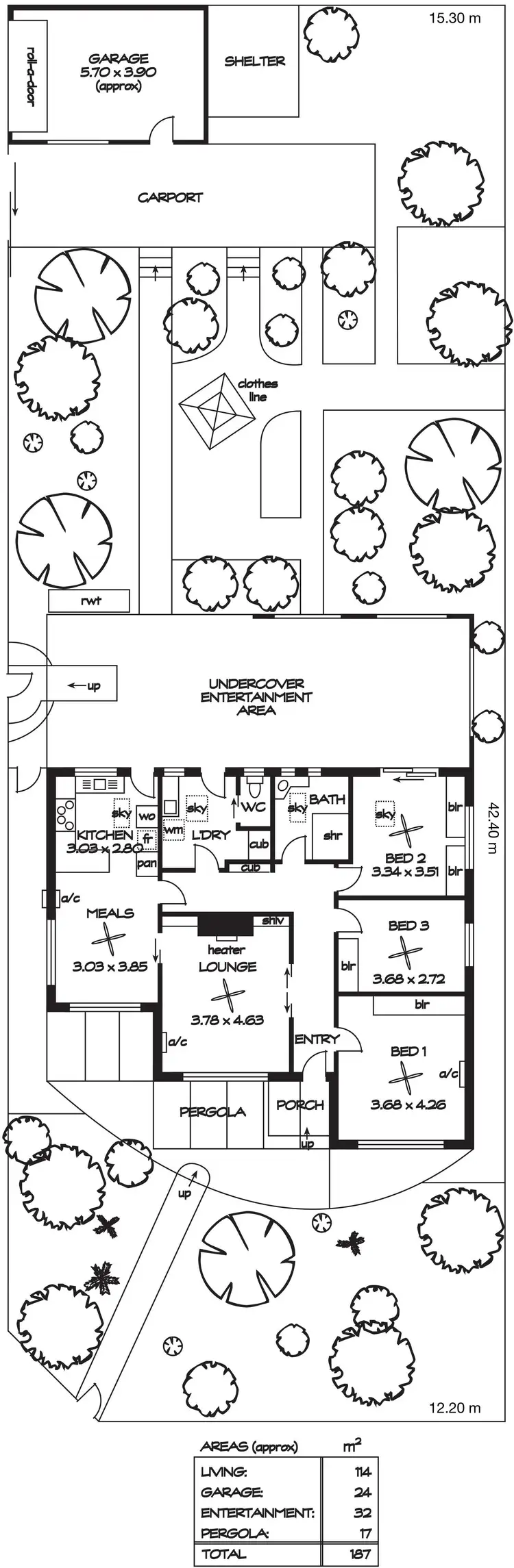 Floorplan of Homely house listing, 5 Brentnall Avenue, Blair Athol SA 5084