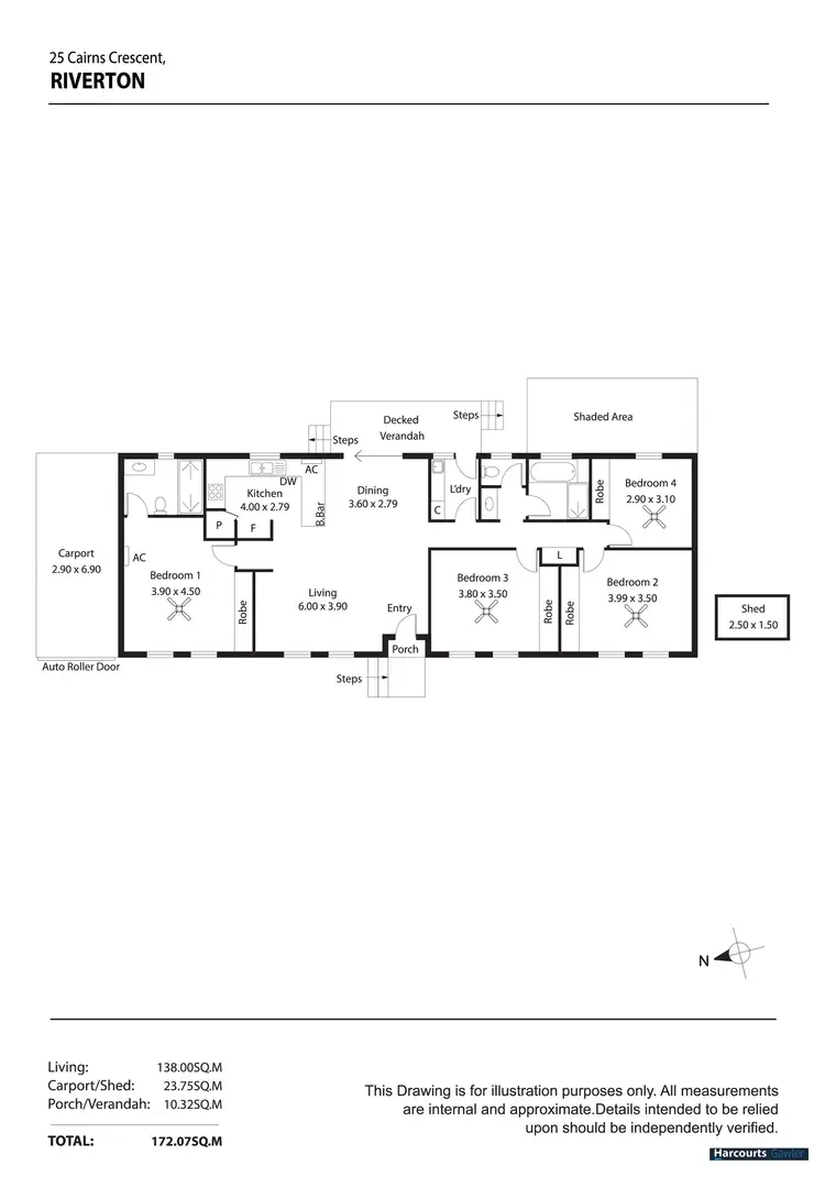 Floorplan of Homely house listing, 25 Cairns Crescent, Riverton SA 5412
