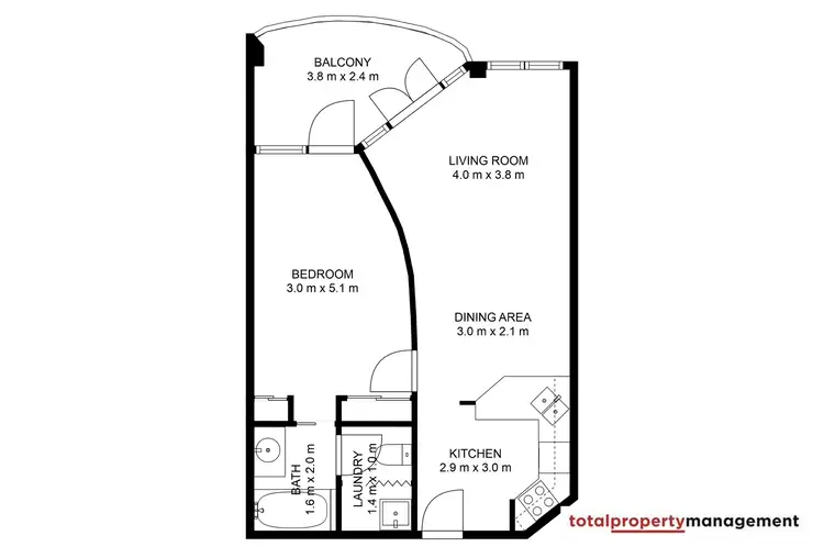 Floorplan of Homely apartment listing, 36/18 Captain Cook Crescent, Griffith ACT 2603