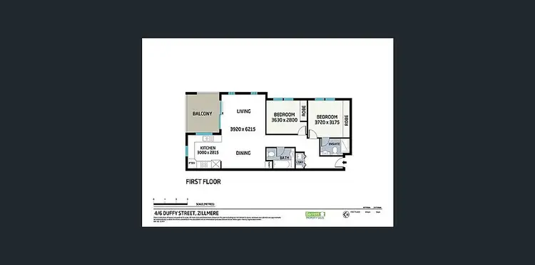 Floorplan of Homely unit listing, 6 / 6 Duffy St, Zillmere QLD 4034