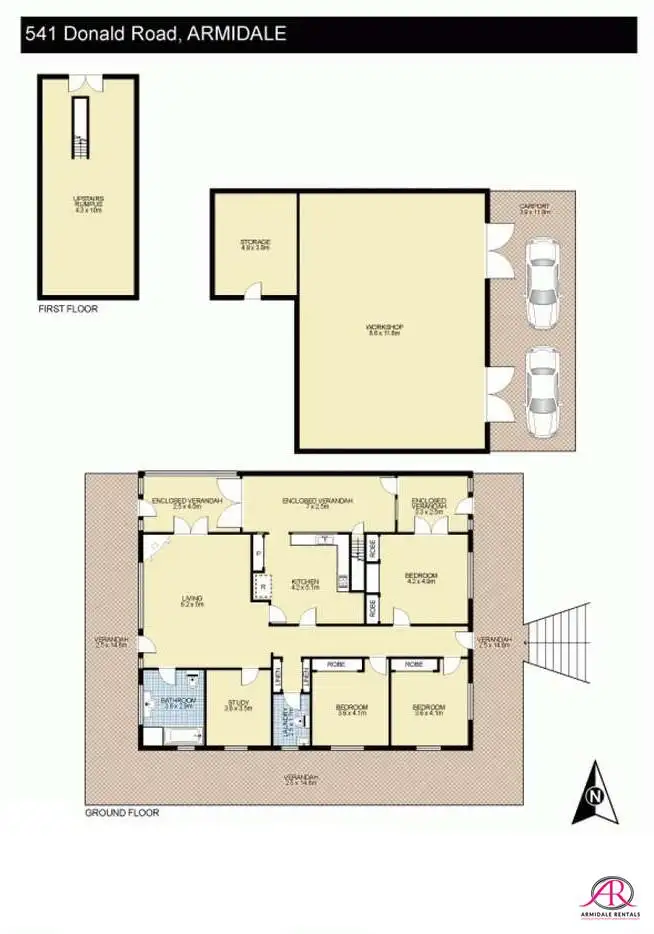 Floorplan of Homely house listing, 541 Donald Road, Armidale NSW 2350