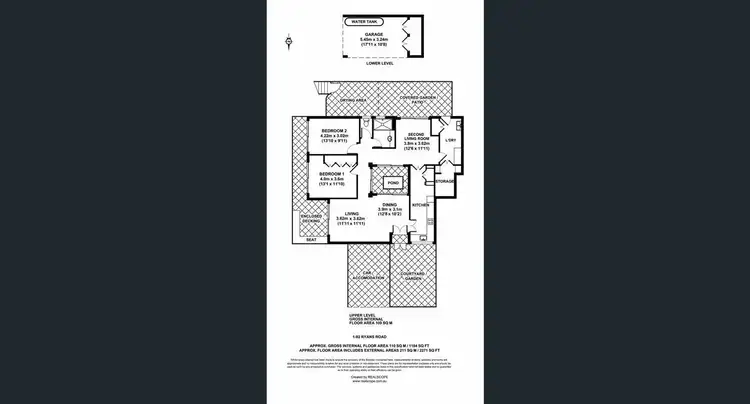 Floorplan of Homely unit listing, 1/92 Ryans Road, St Lucia QLD 4067