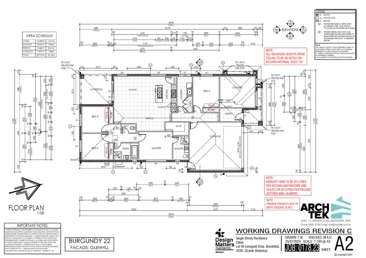 Floorplan of Homely house listing, 2 Limegold Vista, Brookfield VIC 3338