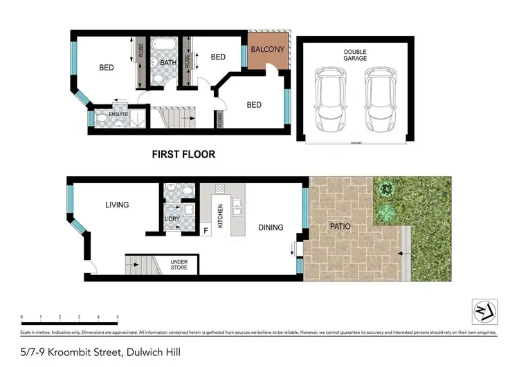 Floorplan of Homely townhouse listing, 4/7-9 Kroombit Street, Dulwich Hill NSW 2203