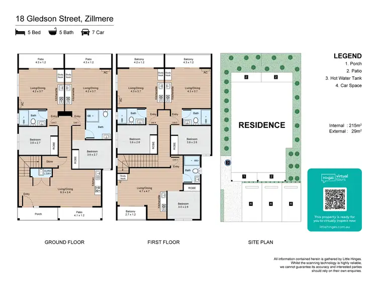 Floorplan of Homely apartment listing, 4/18 Gledson St, Zillmere QLD 4034