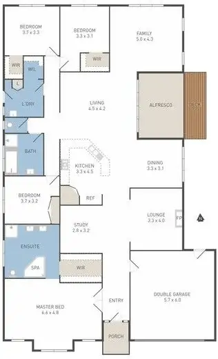Floorplan of Homely house listing, 37 Rainbow Way, Tarneit VIC 3029