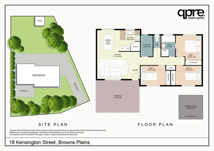 Floorplan of Homely house listing, 18 Kensington Street, Browns Plains QLD 4118