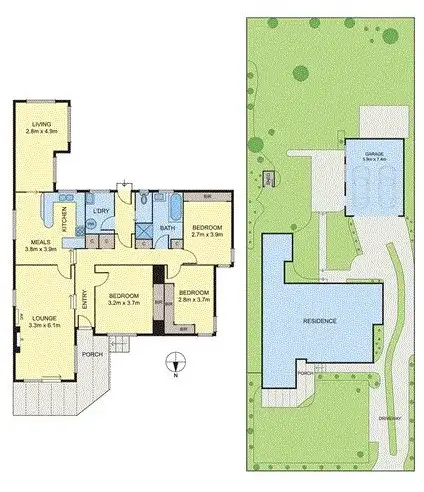Floorplan of Homely house listing, 10 Narallah Grove, Box Hill North VIC 3129