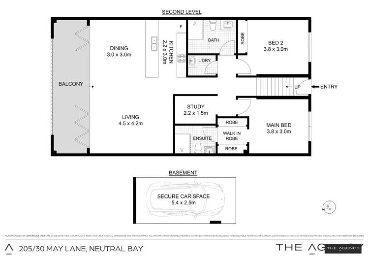Floorplan of Homely unit listing, 205/30 May Lane, Neutral Bay NSW 2089