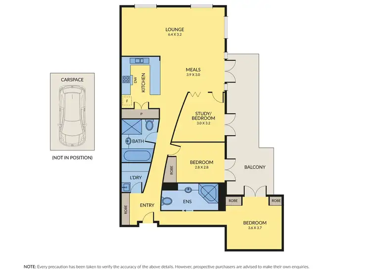 Floorplan of Homely apartment listing, 6b/9 Beach Street, Port Melbourne VIC 3207