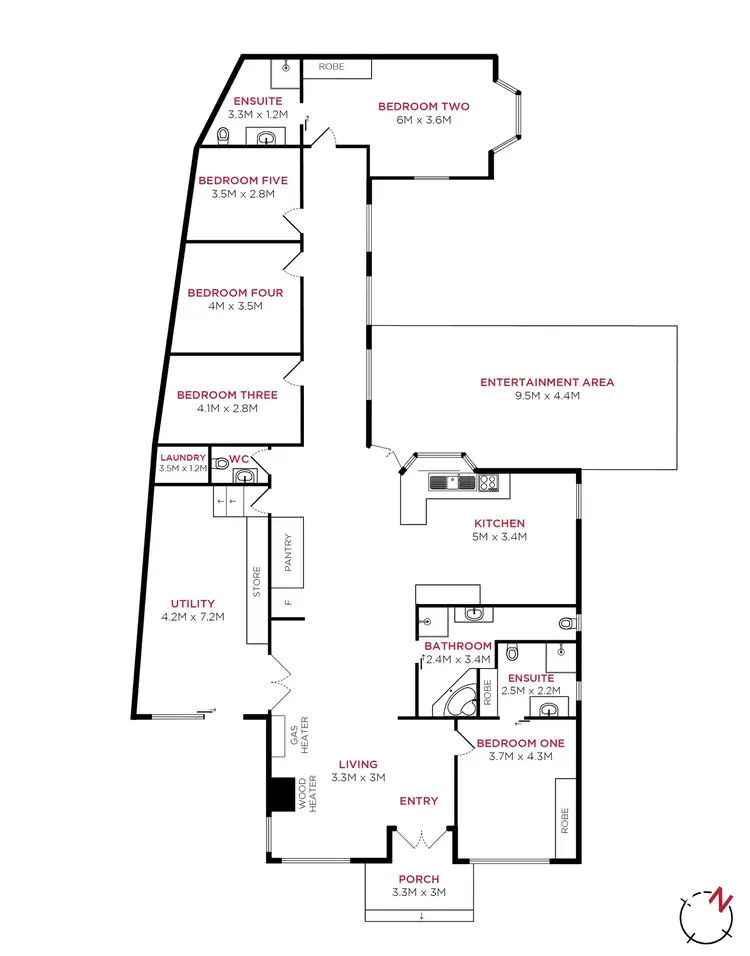 Floorplan of Homely house listing, 24C Forster Street, Invermay TAS 7248
