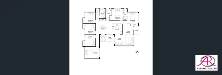 Floorplan of Homely house listing, 8 Fiona Place, Armidale NSW 2350