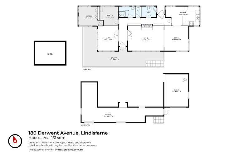 Floorplan of Homely townhouse listing, 180 Derwent Avenue, Lindisfarne TAS 7015