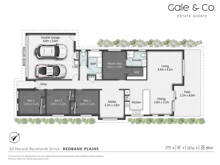 Floorplan of Homely house listing, 20 Harold Reinhardt Drive, Redbank Plains QLD 4301