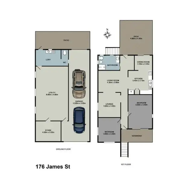 Floorplan of Homely house listing, 176 James Street, New Farm QLD 4005