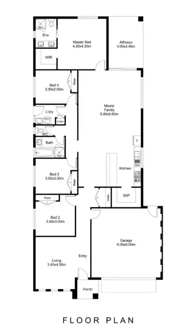 Floorplan of Homely house listing, 6 Revelstoke Crescent, Pakenham VIC 3810