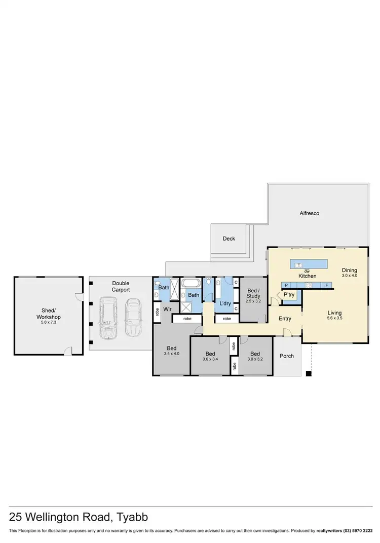 Floorplan of Homely house listing, 25 Wellington Road, Tyabb VIC 3913