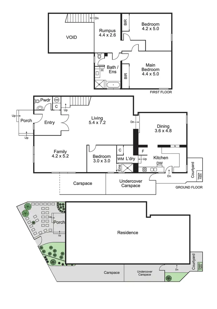 Floorplan of Homely townhouse listing, 5/6-8 Derby Crescent, Caulfield East VIC 3145