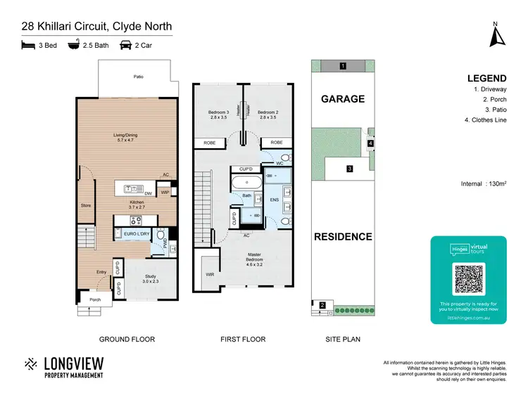 Floorplan of Homely townhouse listing, 28 Khillari Circuit, Clyde North VIC 3978