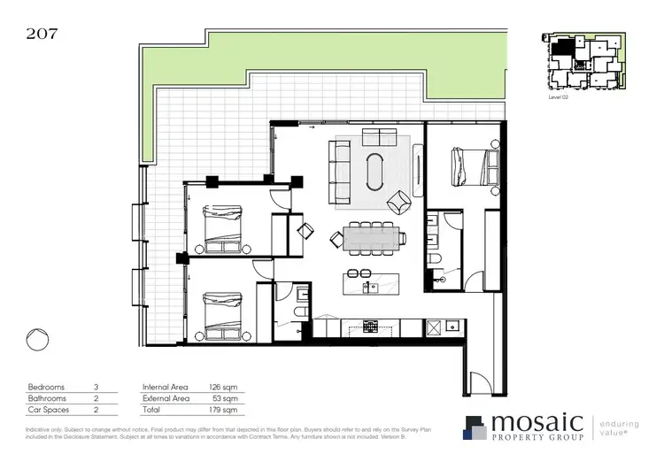 Floorplan of Homely apartment listing, 207/28 Lissner St, Toowong QLD 4066