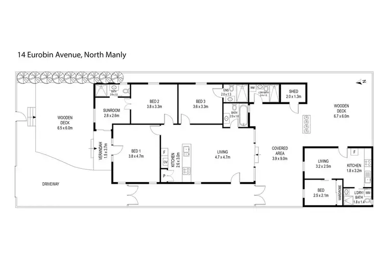 Floorplan of Homely house listing, 14 EUROBIN AVENUE, Manly NSW 2095