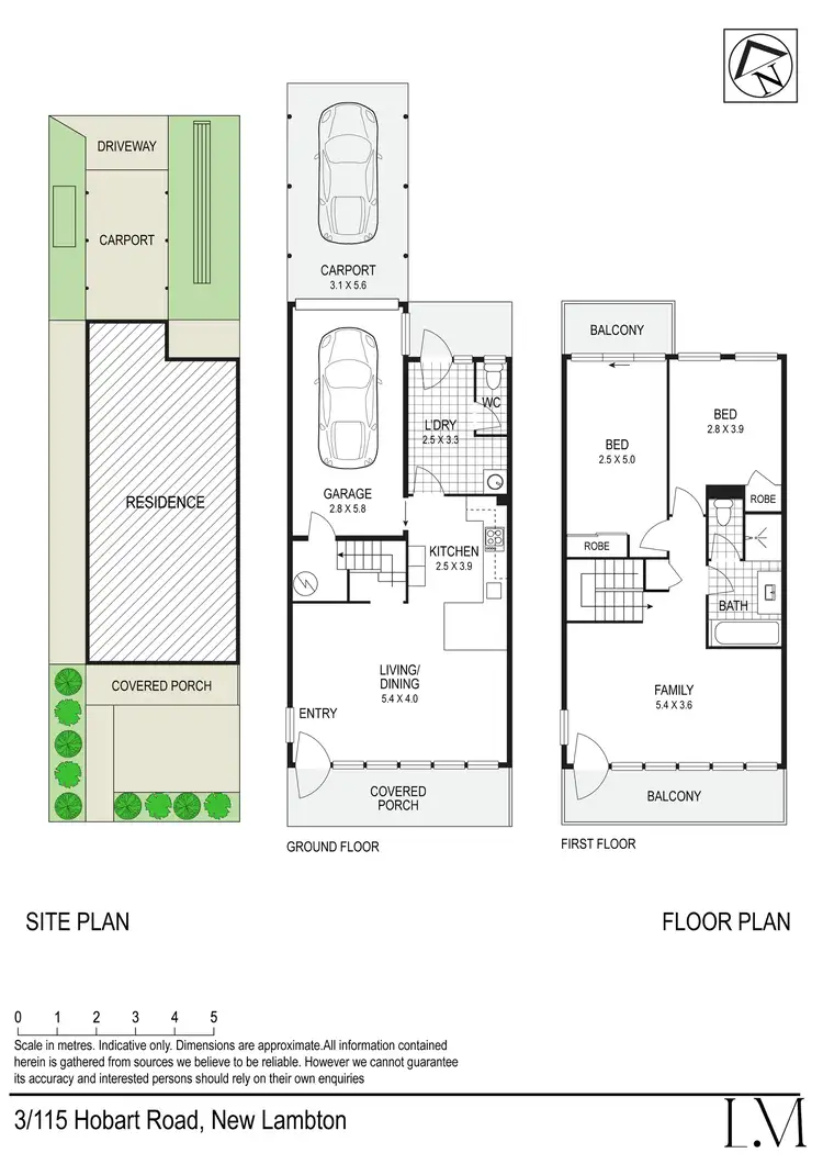 Floorplan of Homely townhouse listing, 3/115 Hobart Road, New Lambton NSW 2305