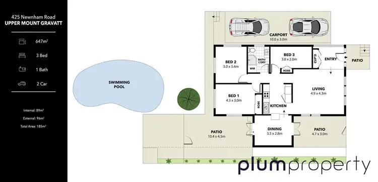 Floorplan of Homely house listing, 425 Newnham Road, Upper Mount Gravatt QLD 4122