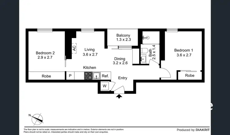 Floorplan of Homely apartment listing, 2903/81 A'beckett street, Melbourne VIC 3000