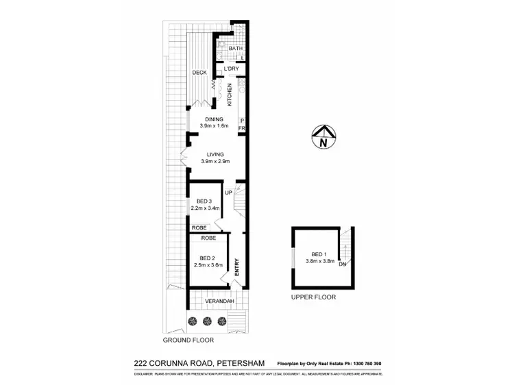 Floorplan of Homely house listing, 222 Corunna Road, Petersham NSW 2049