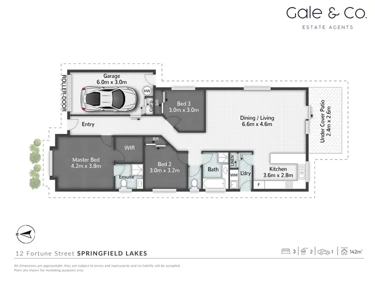 Floorplan of Homely house listing, 12 Fortune Street, Springfield Lakes QLD 4300
