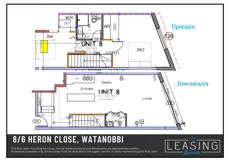Floorplan of Homely apartment listing, 8/6 Heron Close, Watanobbi NSW 2259