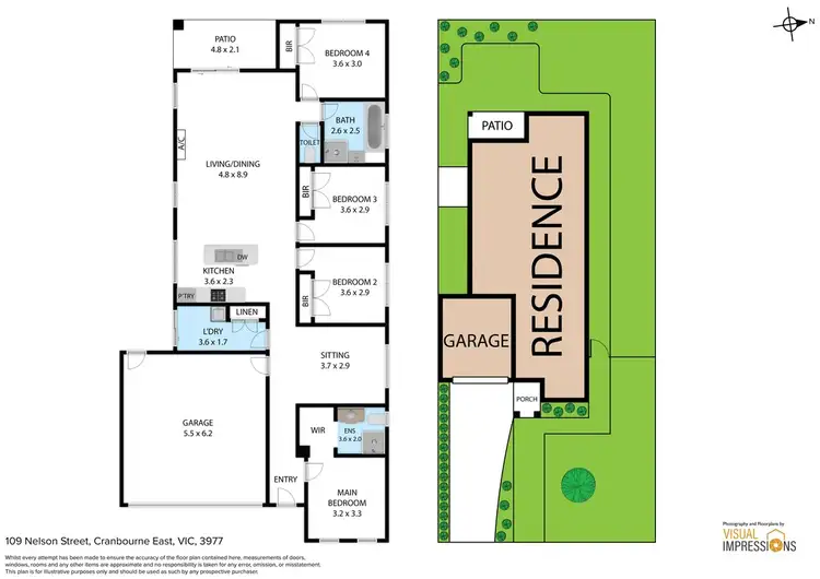Floorplan of Homely house listing, 109 Nelson Street, Cranbourne East VIC 3977