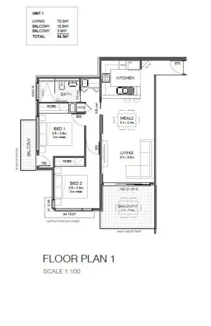 Floorplan of Homely apartment listing, 16/200 Churchill Road, Prospect SA 5082