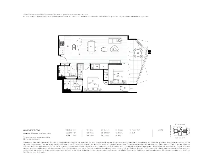 Floorplan of Homely apartment listing, 1602/66 Hope Street, South Brisbane QLD 4101