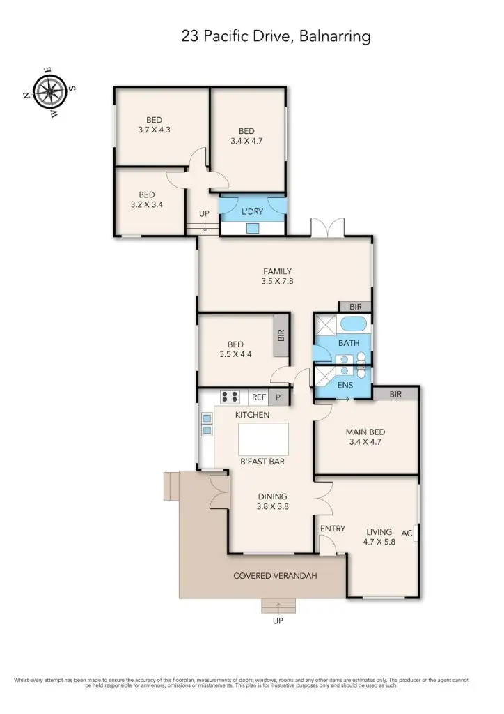 Floorplan of Homely house listing, 23 Pacific Drive, Balnarring VIC 3926
