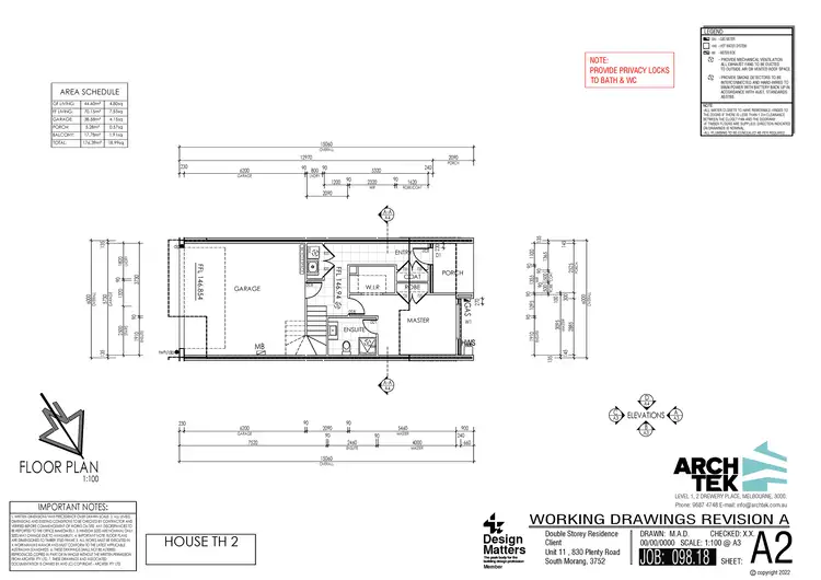 Floorplan of Homely townhouse listing, 838A Plenty Road, South Morang VIC 3752