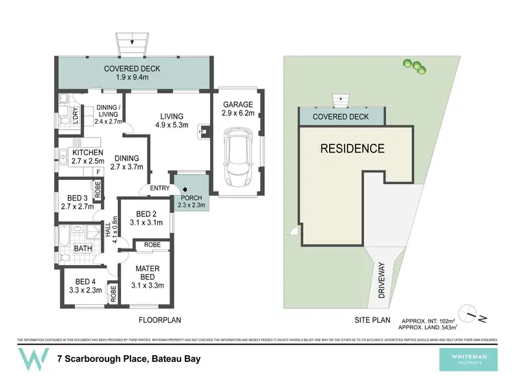 Floorplan of Homely house listing, 7 Scarborough Place, Bateau Bay NSW 2261