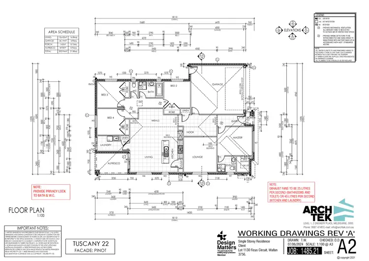Floorplan of Homely house listing, 9 Ficus Circuit, Wallan VIC 3756