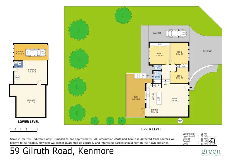 Floorplan of Homely house listing, 59 Gilruth Road, Kenmore QLD 4069