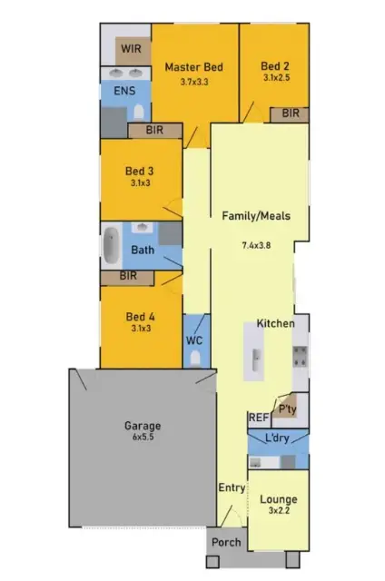 Floorplan of Homely house listing, 11 Lismore Road, Point Cook VIC 3030