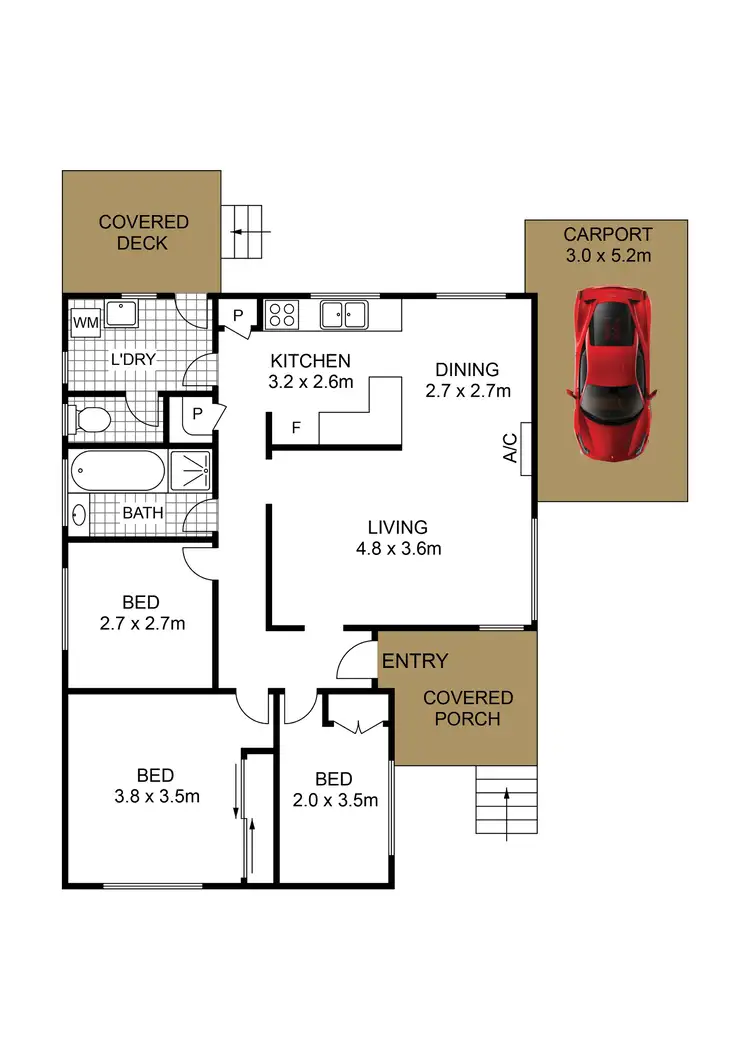 Floorplan of Homely house listing, 29 Sunbury Street, Geebung QLD 4034
