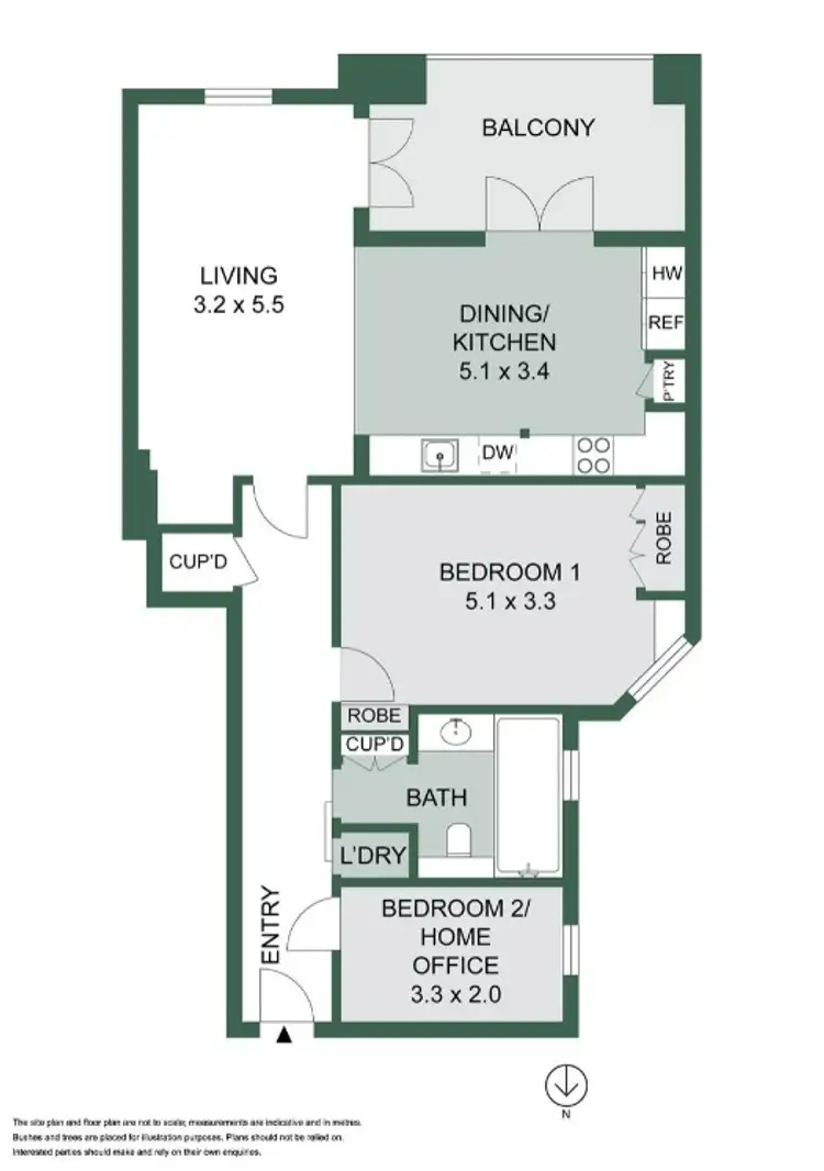 Floorplan of Homely apartment listing, 14/67 Bayswater Road, Rushcutters Bay NSW 2011