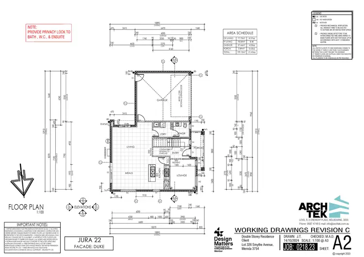 Floorplan of Homely house listing, 1 Smythe Avenue, Mernda VIC 3754