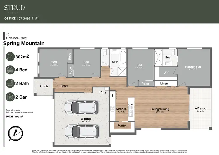 Floorplan of Homely house listing, 15 Finlayson Street, Spring Mountain QLD 4300