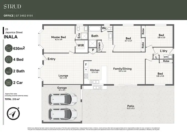 Floorplan of Homely house listing, 23 Japonica Street, Inala QLD 4077