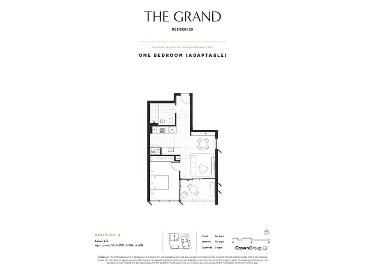 Floorplan of Homely unit listing, A309/16 Evans Avenue, Eastlakes NSW 2018