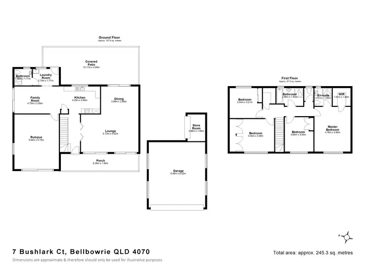 Floorplan of Homely house listing, 7 Bushlark Court, Bellbowrie QLD 4070
