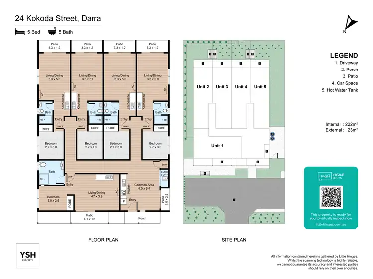 Floorplan of Homely apartment listing, 4/24 Kokoda St, Darra QLD 4076