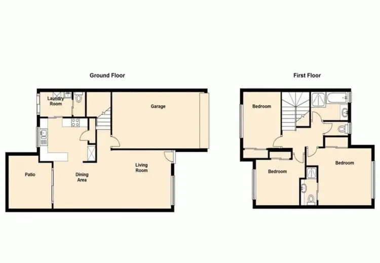 Floorplan of Homely townhouse listing, 12/9 Claudia Street, Burpengary QLD 4505