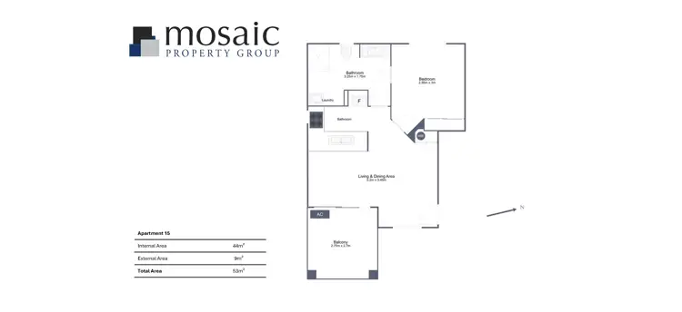 Floorplan of Homely apartment listing, 15/21 Peerless Aveue, Mermaid Beach QLD 4218